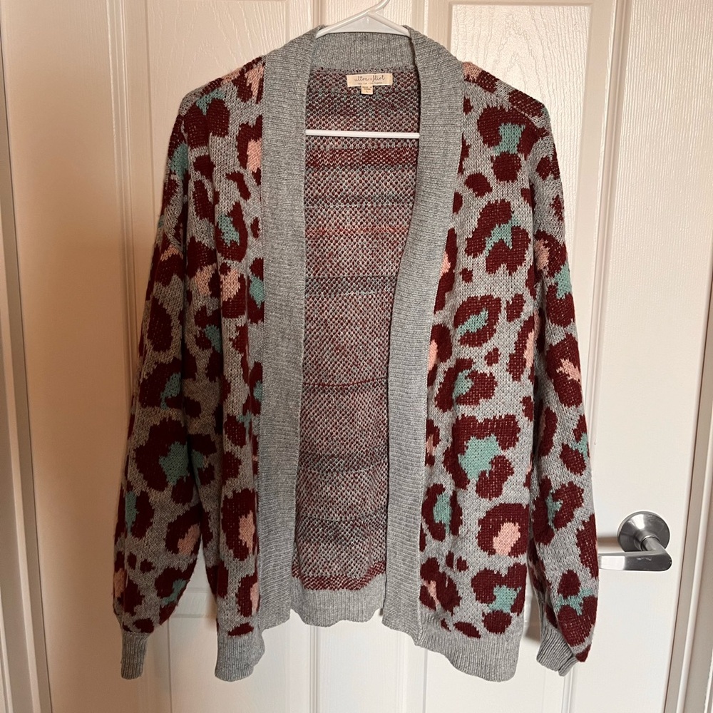 Leopard Print Cardigan